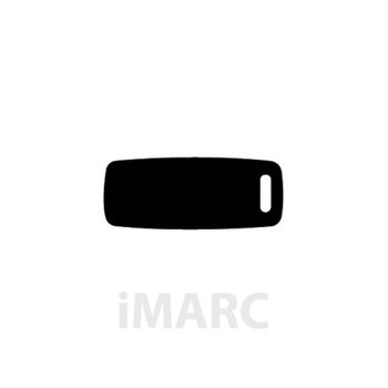 Imarc Placa Equipaje Imarc Negro