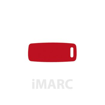 Imarc Placa Equipaje Imarc Rojo