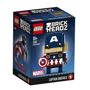 Set construcción Lego Super Heroes Marvel Figura para Construir: Capitán  América con 310 piezas