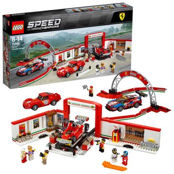 Lego Speed Champions Taller Definitivo De Ferrari