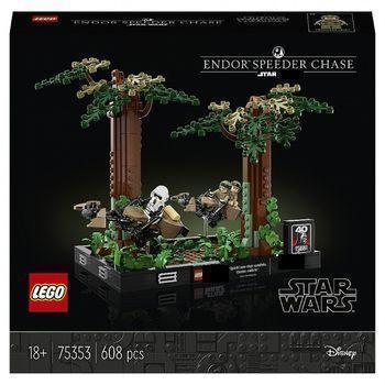 75353 - Lego Star Wars - Diorama De Persecución Del Deslizador De Endor