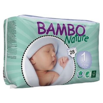 Pañales Ecológicos Bambo Nature 1 (2-4 Kg)