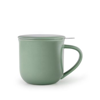 Taza Té Porcelana Minima Eva Infuser Mug 350ml Stone Green