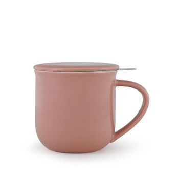 Taza Té Porcelana Minima Eva Infuser Mug 350ml Stone Rose