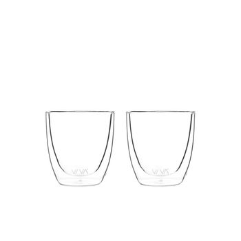 Vaso Borosilicato Lauren™ Double Wall Set Of 2 100ml