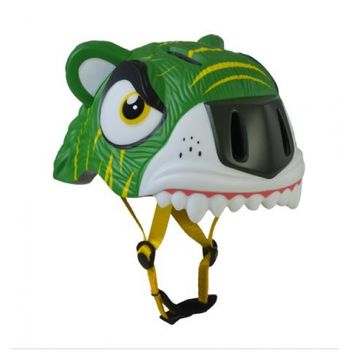 Casco De Seguridad Crazy Safety Tigre Verde