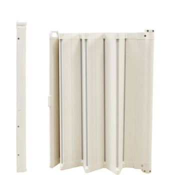 Puerta Seguridad Retráctil Guard Me Plástico Blanco 64,5-89 Cm Babydan