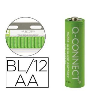 Pila Q-connect Alcalina Aa -blister Con 12 Pilas