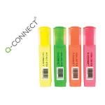 Rotulador Q-connect Fluorescente Surtido -bolsa De 4 Rotuladores