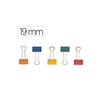 Pinza Metalica Q-connect Reversible N.1 19 Mm Caja De 10 Unidades Colores Surtidos