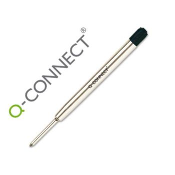 Recambio Boligrafo Q-connect Tipo Parker Negro (pack De 12)