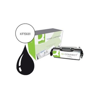 Toner Q-connect Compatible Lexmark T650 Negro 25.000 Pag