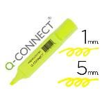 Rotulador Q-connect Fluorescente Amarillo Punta Biselada (pack De 10)