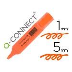 Rotulador Q-connect Fluorescente Naranja Punta Biselada (pack De 10)