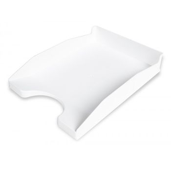 Bandeja Sobremesa Plastico Q-connect Blanco Opaco (pack De 6 Uds.)