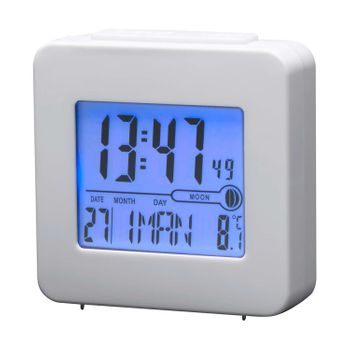 Reloj Despertador Denver Rec-34 Blanco