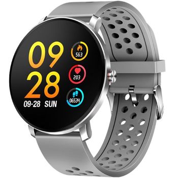 Pulsera Reloj Deportiva Denver Sw - 171 Gris -  Smartwatch -