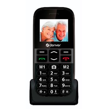 Teléfono Móvil Telefunken S415 para Personas Mayores/ Negro