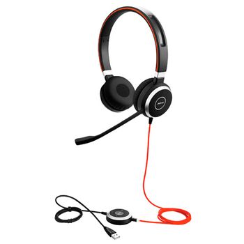 Auricular Jabra Evolve 40 Uc Biaural Jack 3.5 Usb