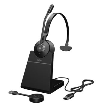 Jabra Engage 55 Auriculares Inalã¡mbrico Diadema Oficina/centro De Llamadas Negro, Titanio