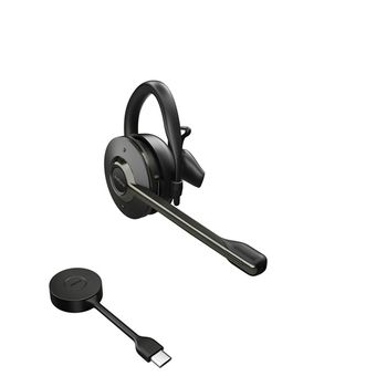 Jabra Engage 55 Auriculares Inalã¡mbrico Gancho De Oreja Oficina/centro De Llamadas Negro, Titanio