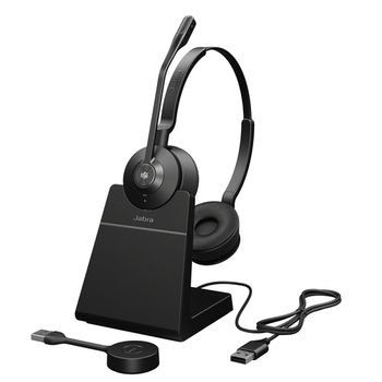 Jabra Engage 55 Auriculares Inalã¡mbrico Diadema Oficina/centro De Llamadas Negro, Titanio