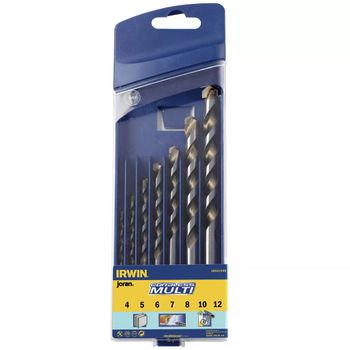 Set De Brocas Taladro Inalámbrico 4/5/6/7/8/10/12 Mm (7 Piezas) Irwin