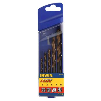 Hss Turbomax Set De Brocas 4/5/6/8/10 Mm (5 Piezas) Irwin