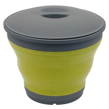 Cubo Plegable Con Tapa 7,5 L Verde Lima Outwell