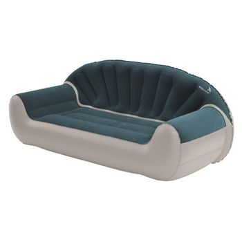 Sofá Hinchable Comfy 3 Personas Color Gris Acero Y Azul Easy Camp