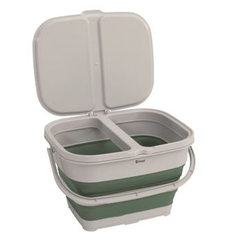 Cesta De Reciclaje Plegable Shadow Verde Outwell