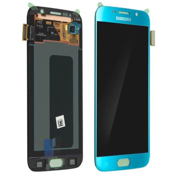 Pantalla Lcd Samsung Galaxy S6 + Pantalla De Vidrio Kit Original Samsung – Azul