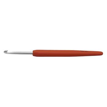 Aguja De Gancho Ergonómica Naranja - 4 Mm