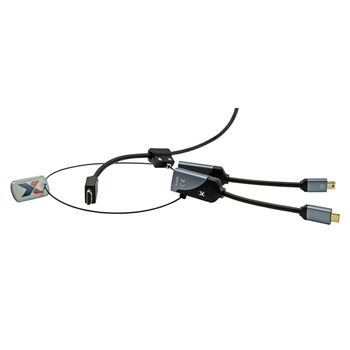 Equip 133416 Adaptador De Cable De Vídeo 2 M Usb Tipo C Hdmi Tipo A  (estándar) Gris, Negro con Ofertas en Carrefour