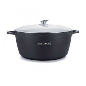 Cacerola Olla Grande 36cm Con Recubrimiento De Piedra Antiadherente Mármol  Royalty Line 14l con Ofertas en Carrefour