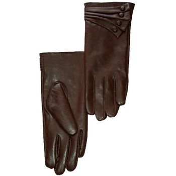 Guantes Polipiel Mujer Marron Talla L