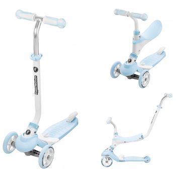 Children's Scooter 50 Kg Max Hypermotion - Modular 5in1 Bicicleta De Equilibrio Azul