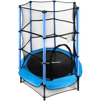 Trampolín Infantil De 3 A 6 Años Hypermotion - Cama Elástica Diámetro 140 Cm - Red De Protección 162 Cm