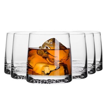 Vasos De Whisky Krosno, Elegantes, 6 Piezas, 300 Ml, Fjord