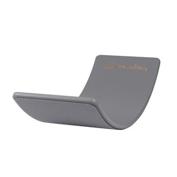 Tablero De Equilibrio Para Niños De 80x30 Cm Madera Swing Grey Con Fieltro Gris Meowbaby