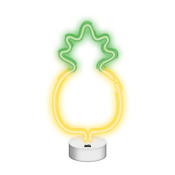 Forever Neon Led On A Stand Pineapple Yellow Green