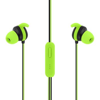 Auriculares Setty Jack 3.5mm Estéreo Botón Multifunción Y Micrófono - Verde