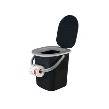 Inodoro Portátil Practico Wc 19l Con Tapa Verde-gris Greenblue con Ofertas  en Carrefour