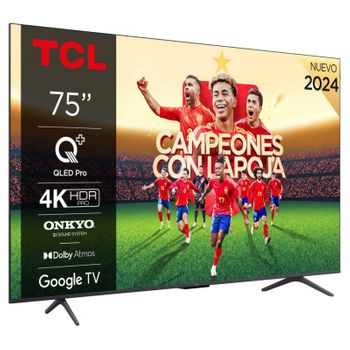 Tv Qled Tcl 75c655 4k Hdr10+ Google Tv Dolby Atmos