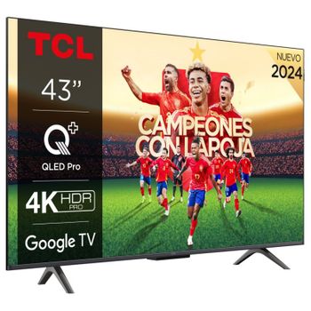 Tv Qled Tcl 43c655 4k Hdr10+ Google Tv Dolby Atmos