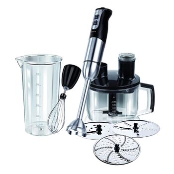 Batidora De Mano, Regulador Electrónico Velocidad, Varilla Extra Larga  Acero Inoxidable, Vaso 700 Ml Negro 1200w Mpm Mbl-30 con Ofertas en  Carrefour