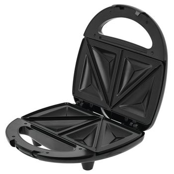 Sandwichera 4 Sandwiches Triangulares, Placas Antiadherentes, Termostato,  Acero Inox., Compacta Acero Inoxidable / Negro 900w Mpm Mop-45m con Ofertas  en Carrefour