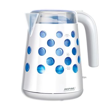 Hervidor Agua Eléctrico, 1 L, Sin Bpa, Resistencia Oculta, Inalámbrico,  Apagado Automático Blanco 1200w Mpm Mcz-64 con Ofertas en Carrefour