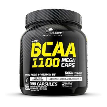 Olimp Sport Nutrition - Bcaa Mega Caps 300 Caps - Aminoácidos De Alta Calidad