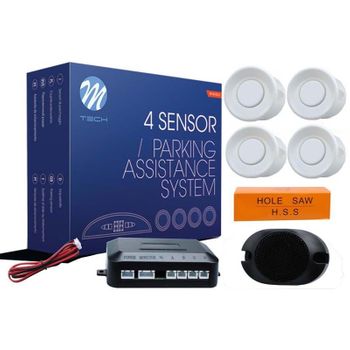 Mt-cp7w - Sensor De Aparcamiento Cp7 Buzzer - Blanco.